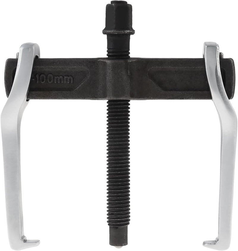 ChgImposs 4 Inch CR-V 2-Jaw Gear Puller, Adjustable Bearing Puller Gears, Reversible Removal Tool for External Internal Pulling, Single Hook Two Claws Puller Tool Separate Lifting Device - Image 1